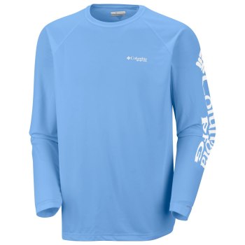 Columbia PFG Terminal Tackle Long Sleeve, Sudaderas Blancos Para Hombre | 483065-LFP